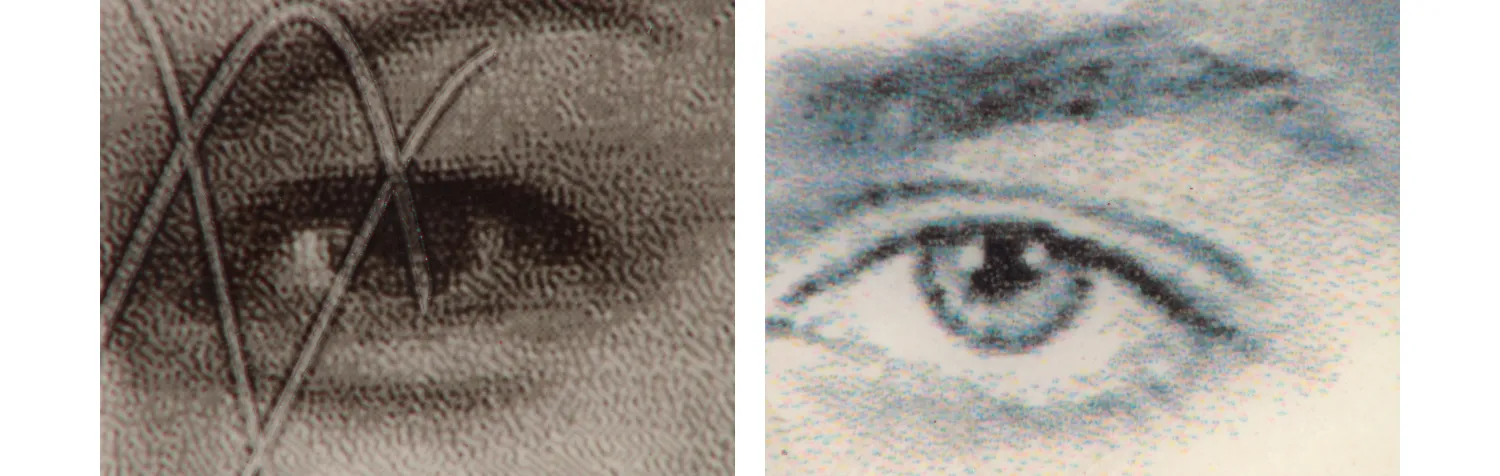 Method of personalization under 40x magnification